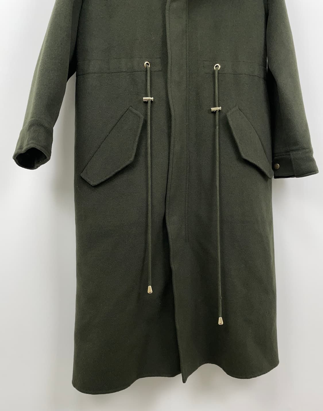 베르니스[Berenice] 라쿤 퍼 후드 울 코트 상품이미지3