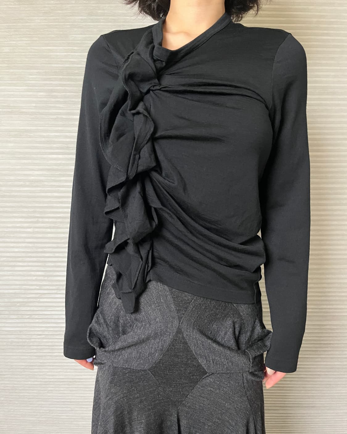 꼼데가르송 러플 울 컷앤소 comme des garcons 니트 상품이미지1