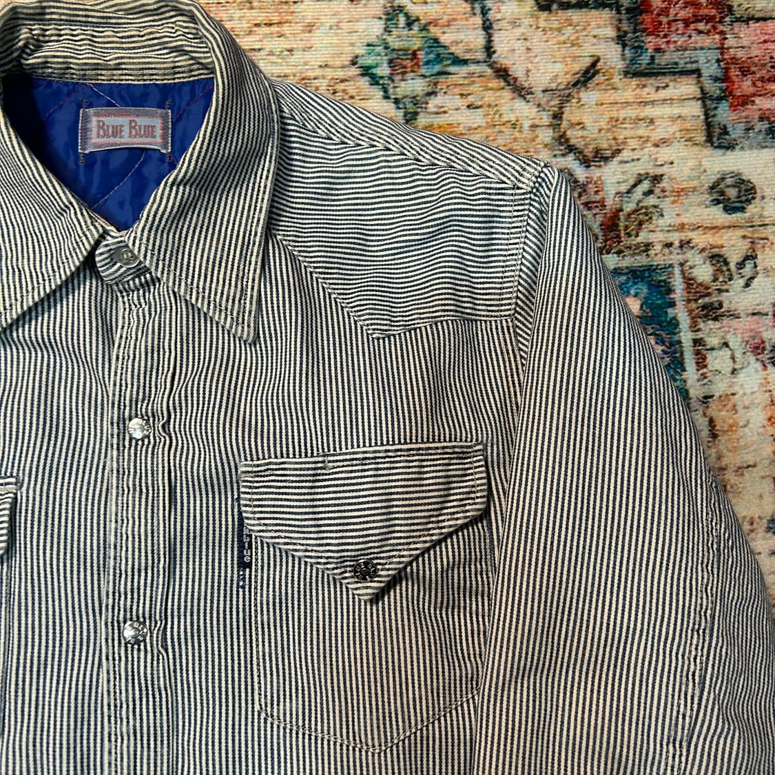 [M] 블루블루 재팬 히코리 데님 워크자켓 상품이미지4