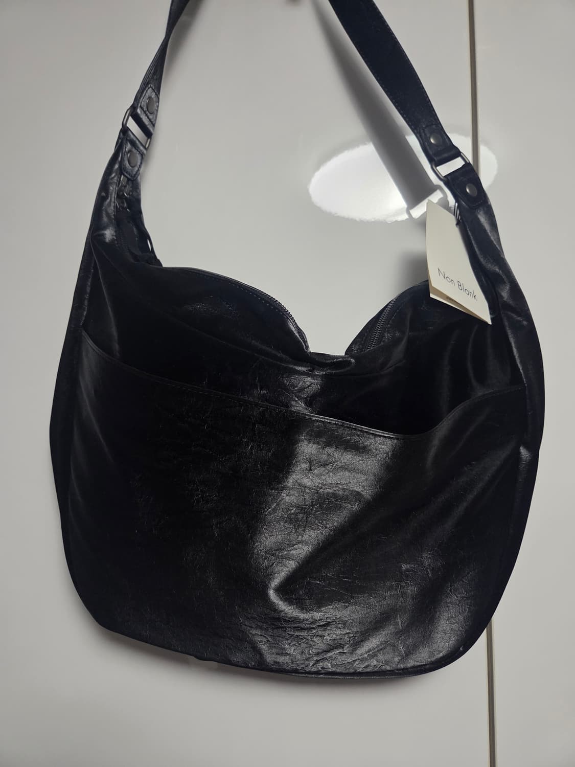 넌블랭크 블랙 크로스백 상품이미지3