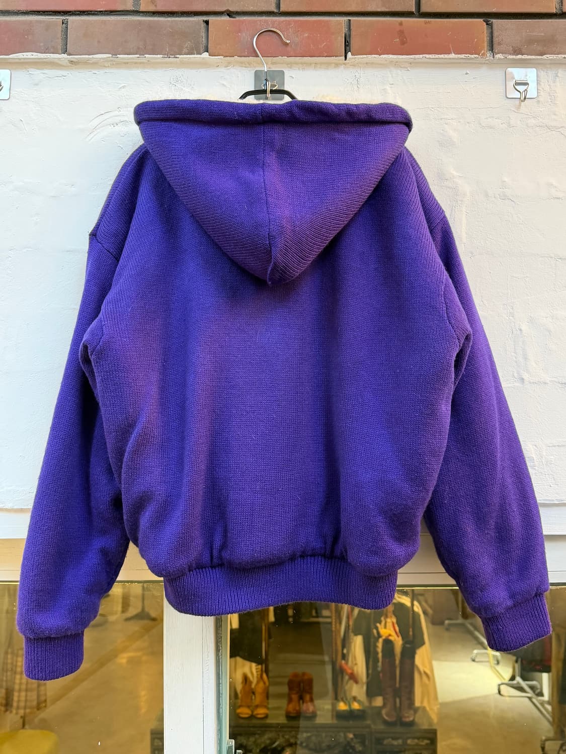 Vintage y2k 퍼플 플리스 후드집업 F 상품이미지7