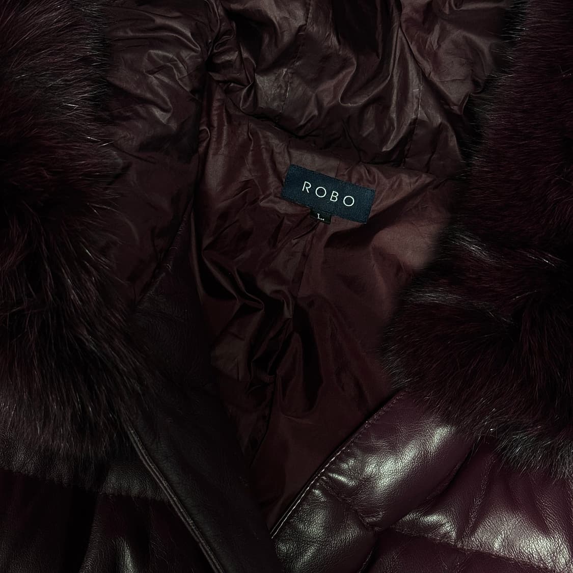 로보 ROBO 폭스퍼 후드 롱 다운 점퍼 상품이미지4