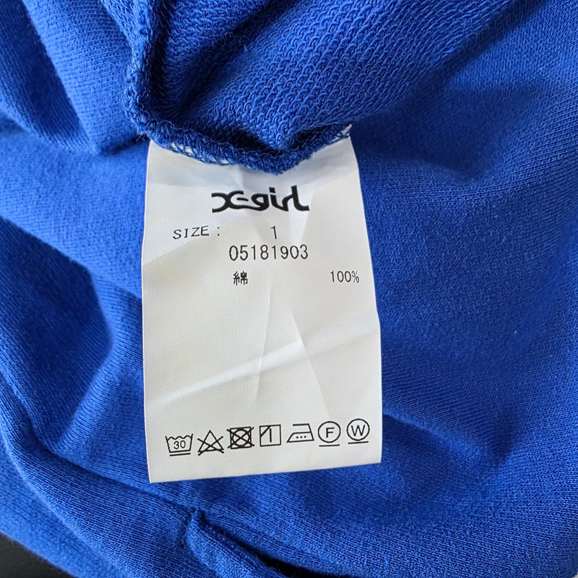 X-Girl 빅로고 롱티셔츠/미니원피스 상품이미지5