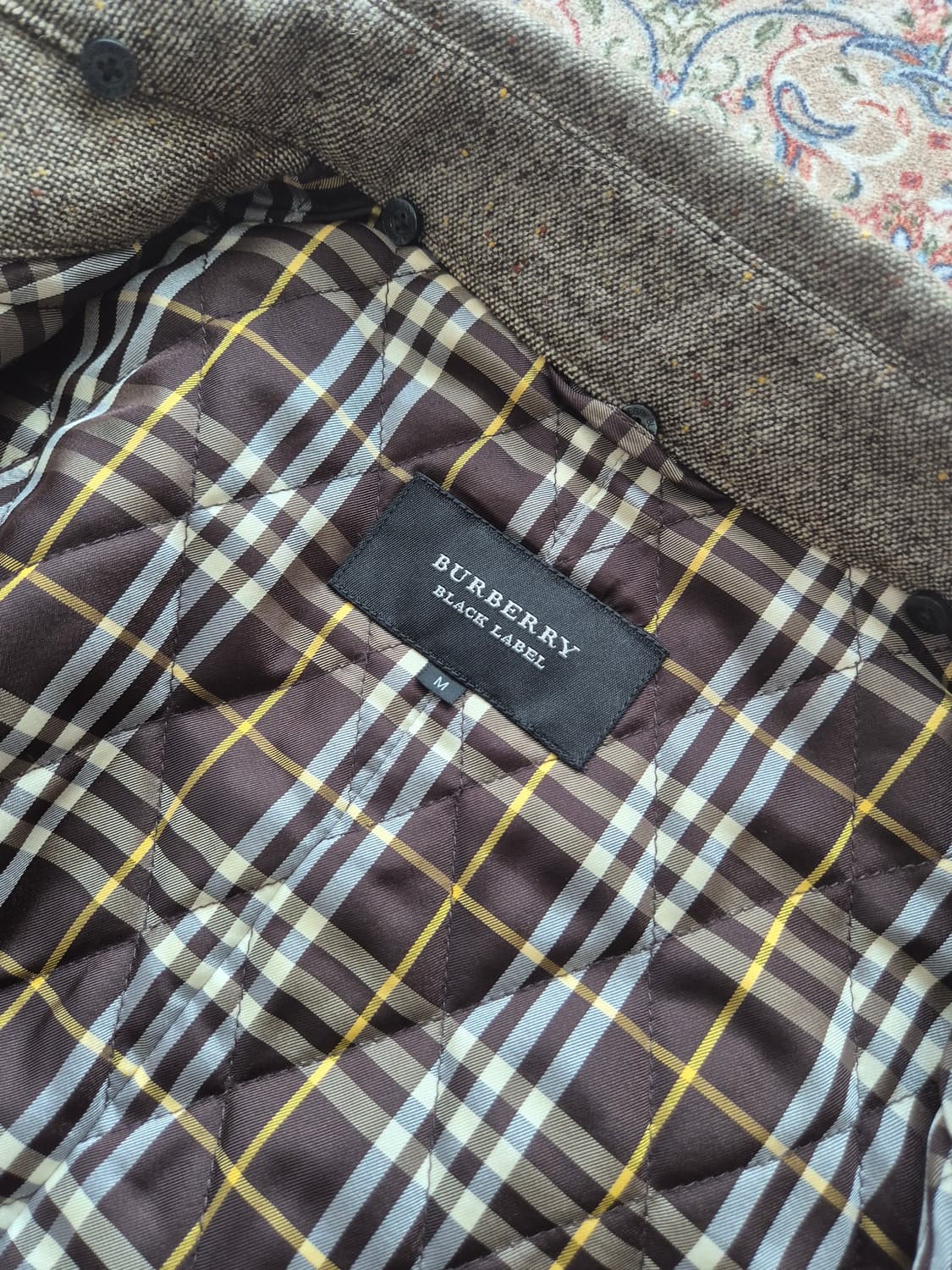 버버리 블랙라벨 울 혼방 블루종 상품이미지9