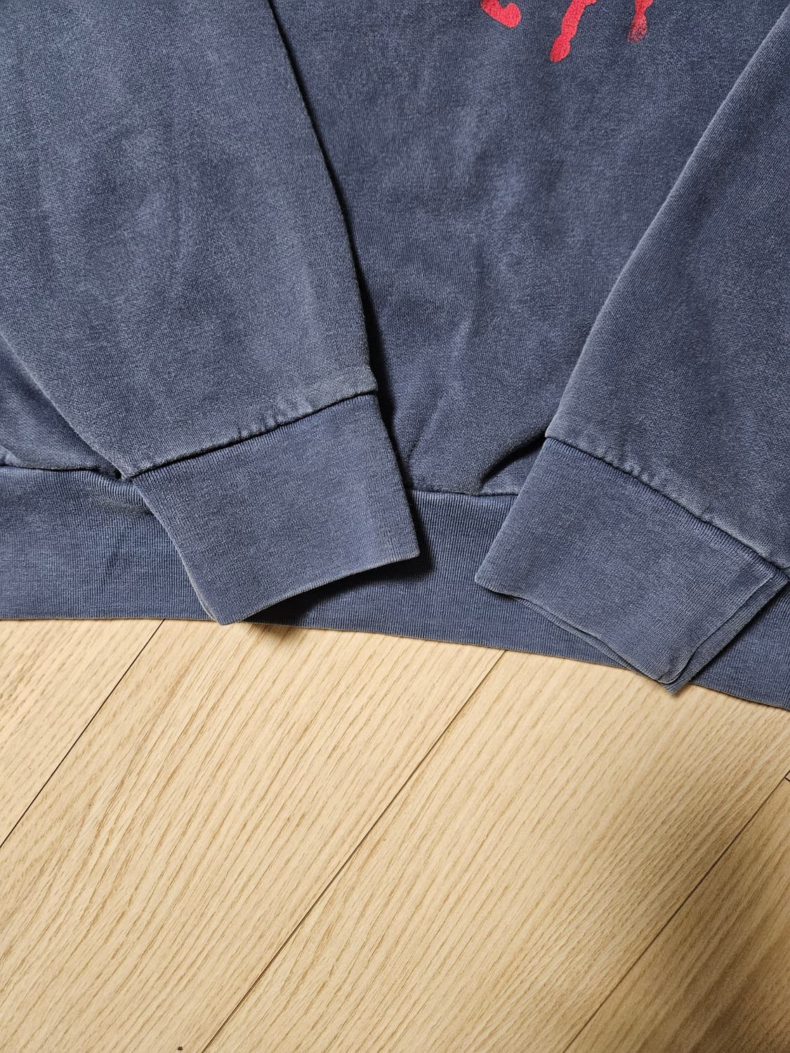 폴로 로고 빅포니 후드티 스웨트셔츠 네이비 코튼 블렌드67 상품이미지3