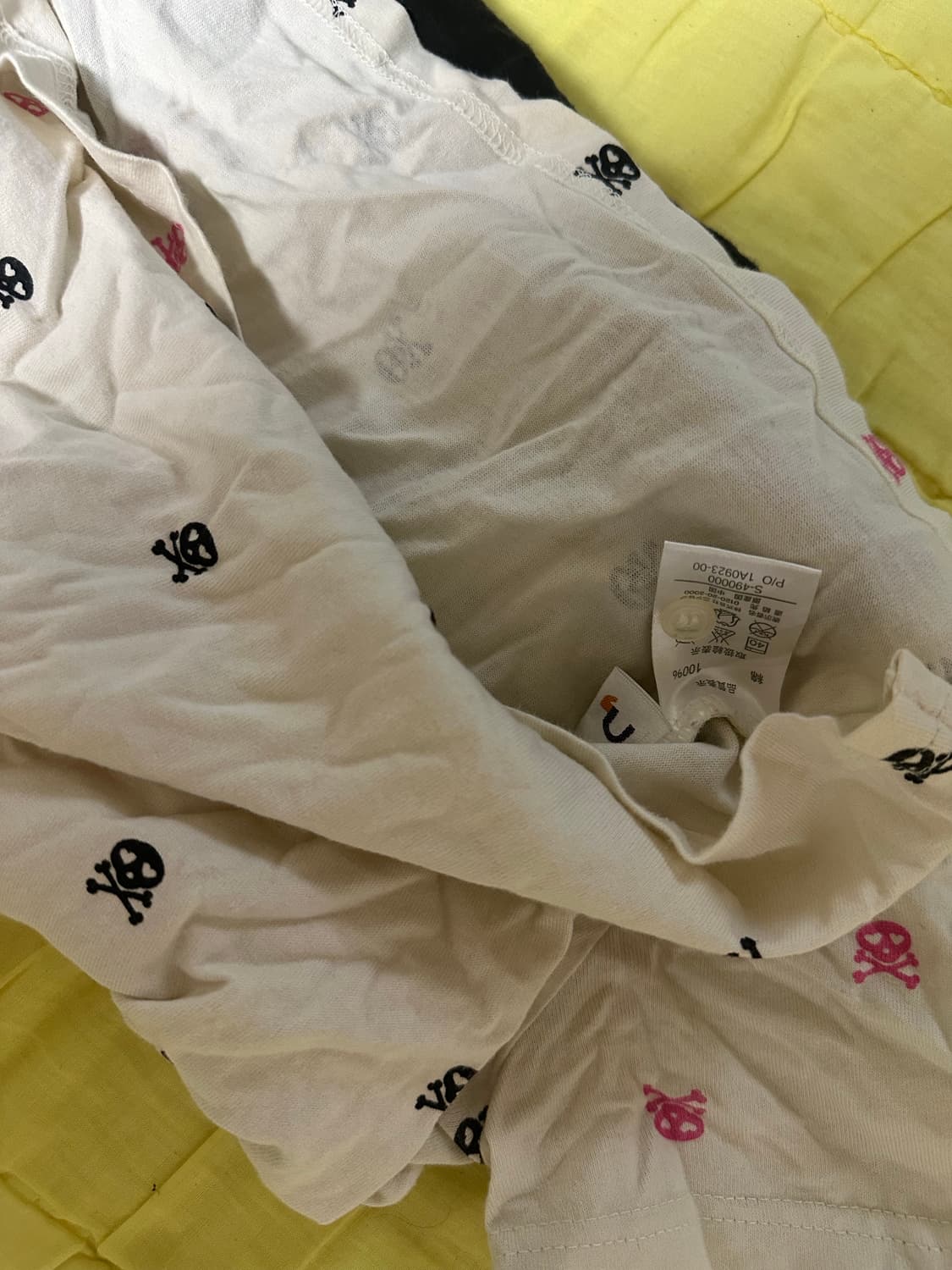 해골 카라 반팔  상품이미지3