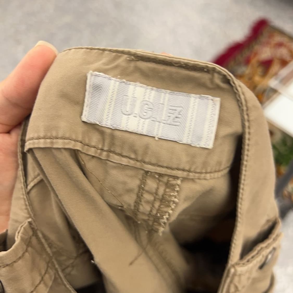UGIZ 빈티지 카고팬츠 반바지 34인치 C03786  상품이미지3