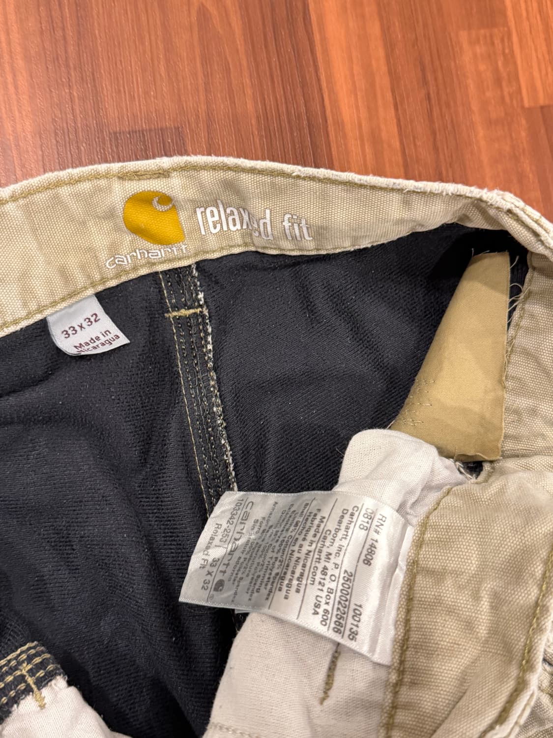 Carhartt 칼하트 디스트로이드 빈티지 워크 팬츠 (33-34) 상품이미지10