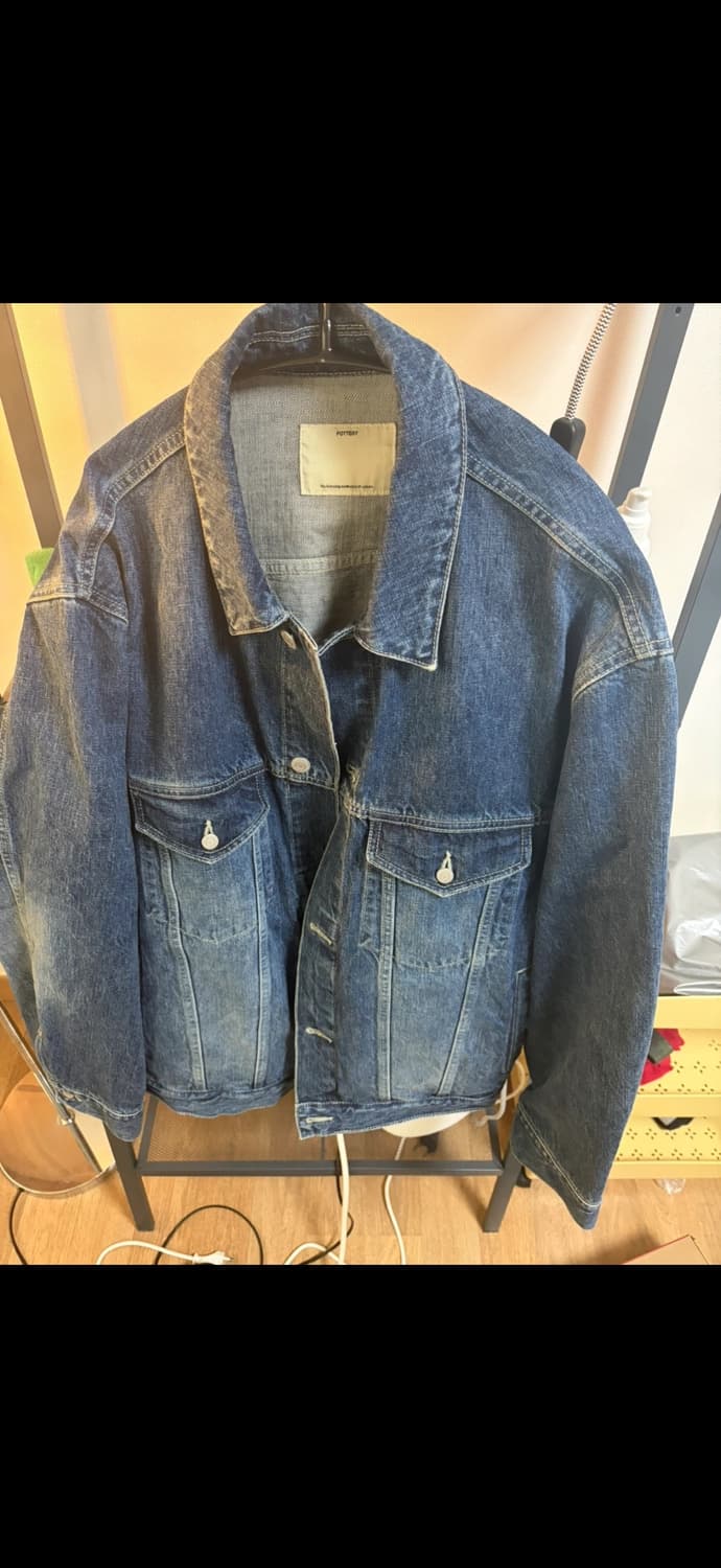 포터리 데님 트러커 자켓 타입3 4사이즈 상품이미지2