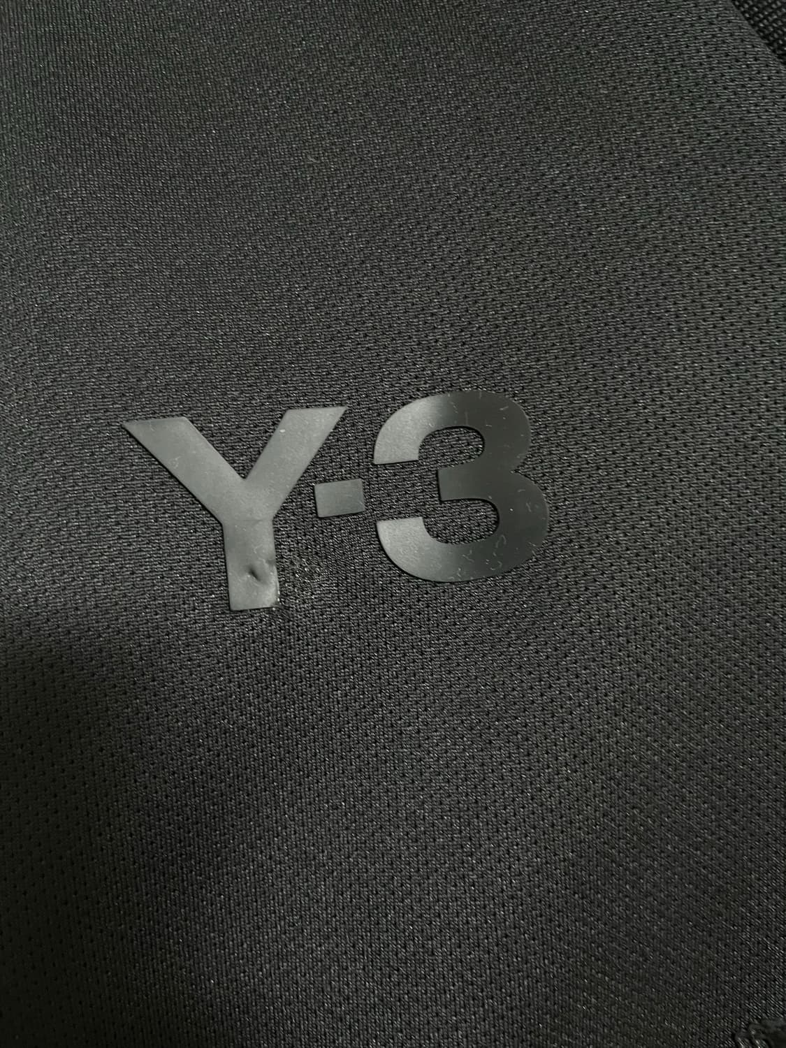 Y-3 풋볼 로고 롱슬리브 긴팔 져지 티셔츠 블랙 라지 상품이미지4