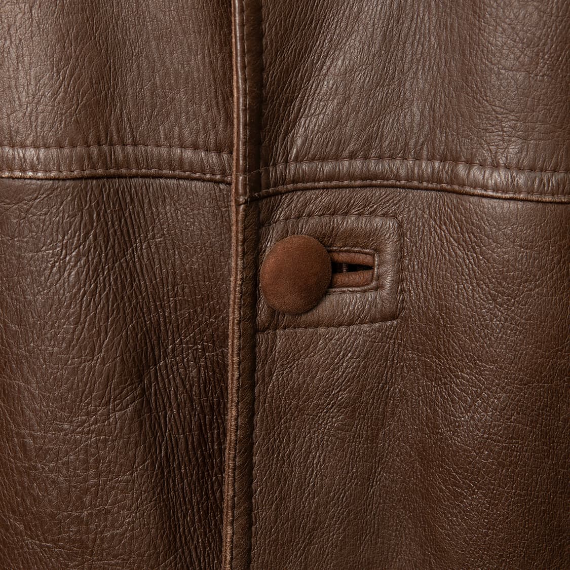 [100] 80s~ Snow Leather 슬링크 스킨 시어링 카코트  상품이미지3