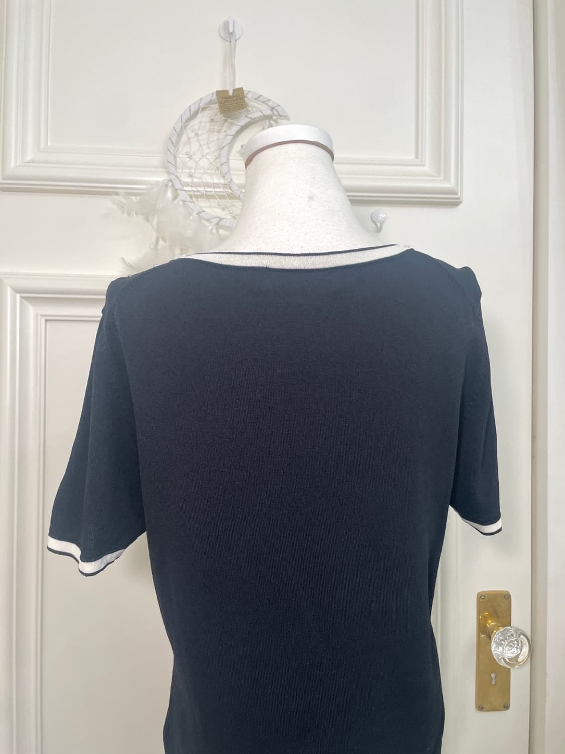 black beads point white line point half 상품이미지4