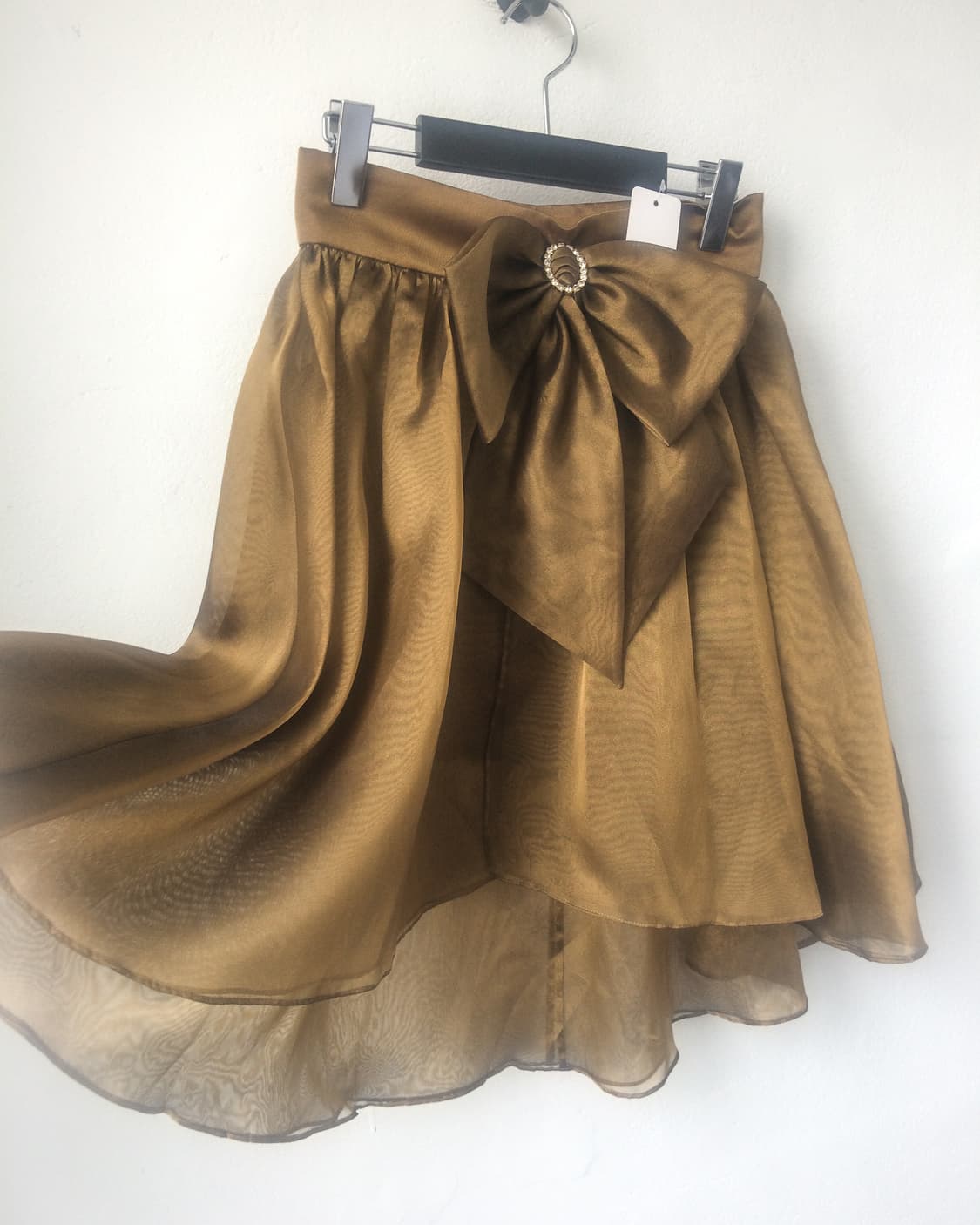 Ribbon point layered skirt 상품이미지2