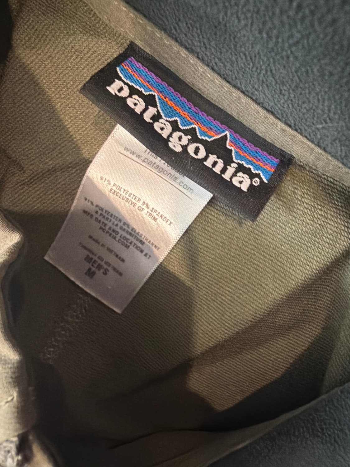 파타고니아 스판 폴리 카키 집업 상품이미지6