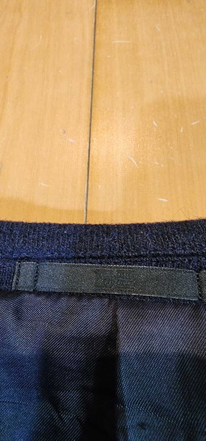 (간절기용)유니클로 네이비 모직 자켓 L 상품이미지6