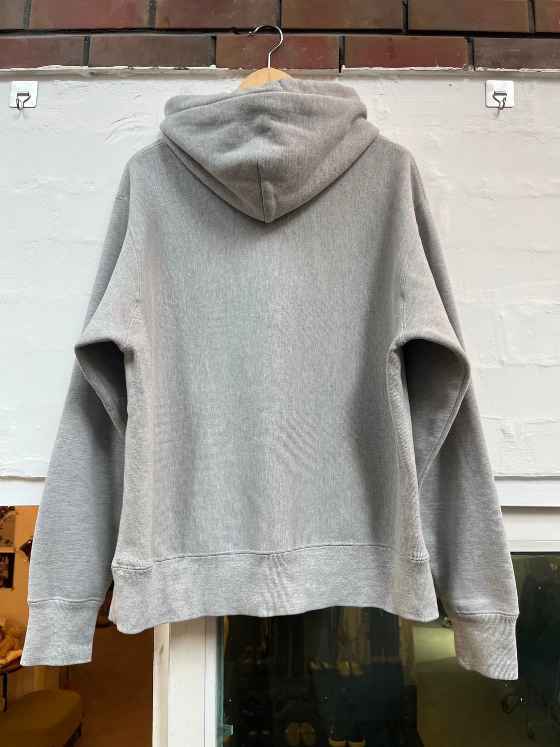 Champion 리버스위브 그레이 후드티 L 상품이미지6