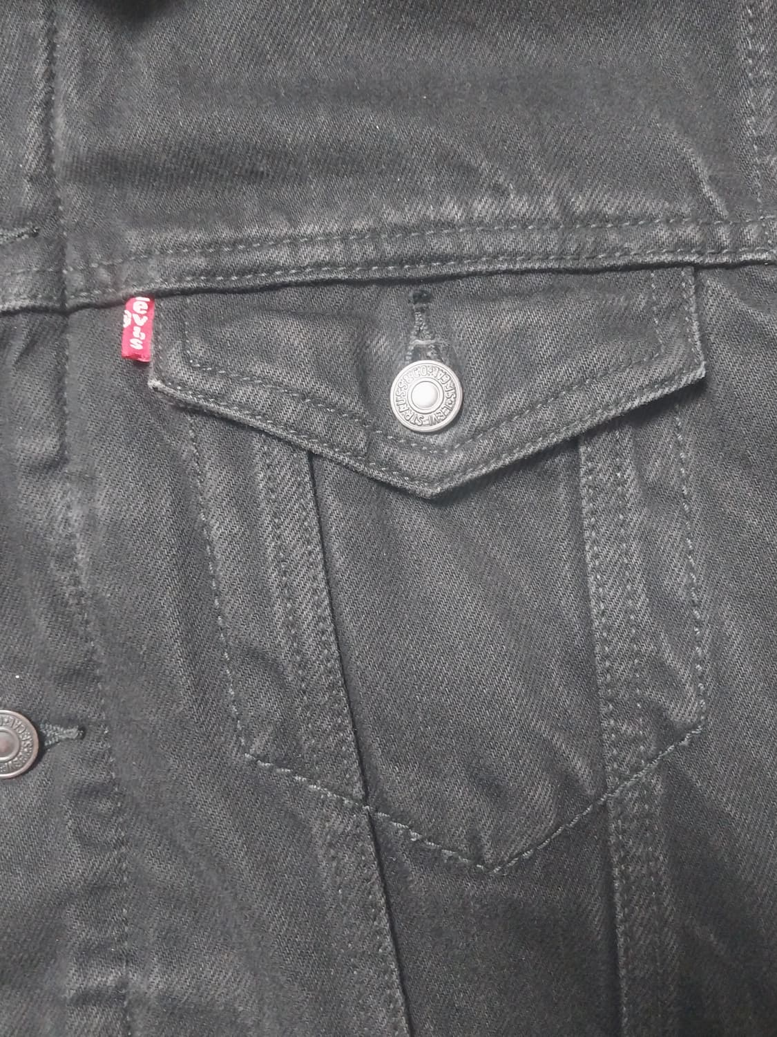 [M] 리바이스 타입3 블랙 쉐르파 트러커 자켓 상품이미지5