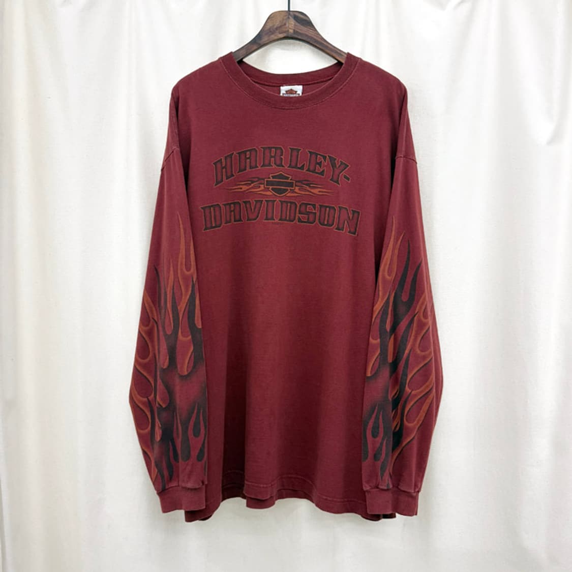 할리데이비슨 빈티지 플레임 롱슬리브 상품이미지1