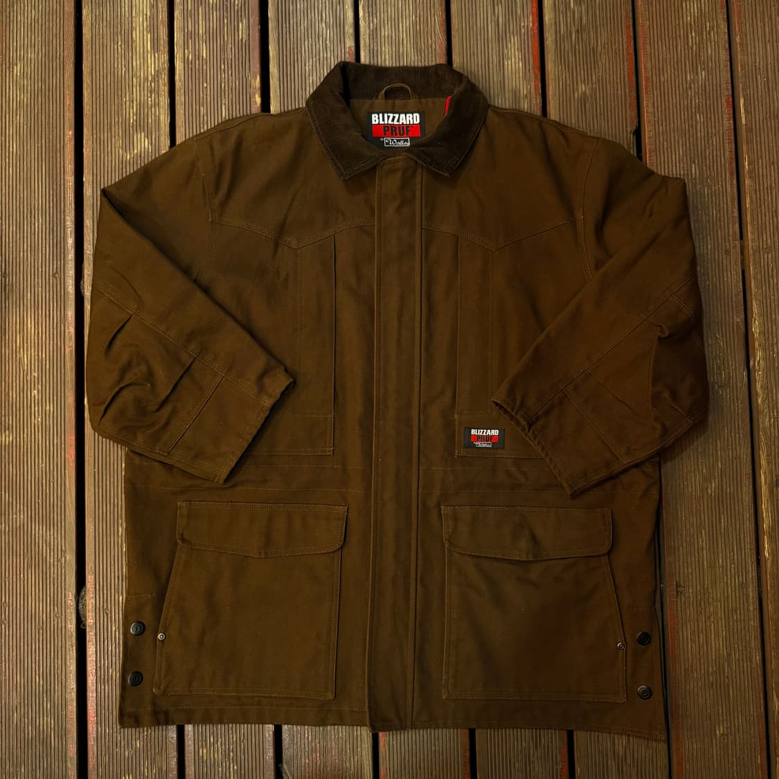 빈티지 다크브라운 워크자켓 상품이미지1