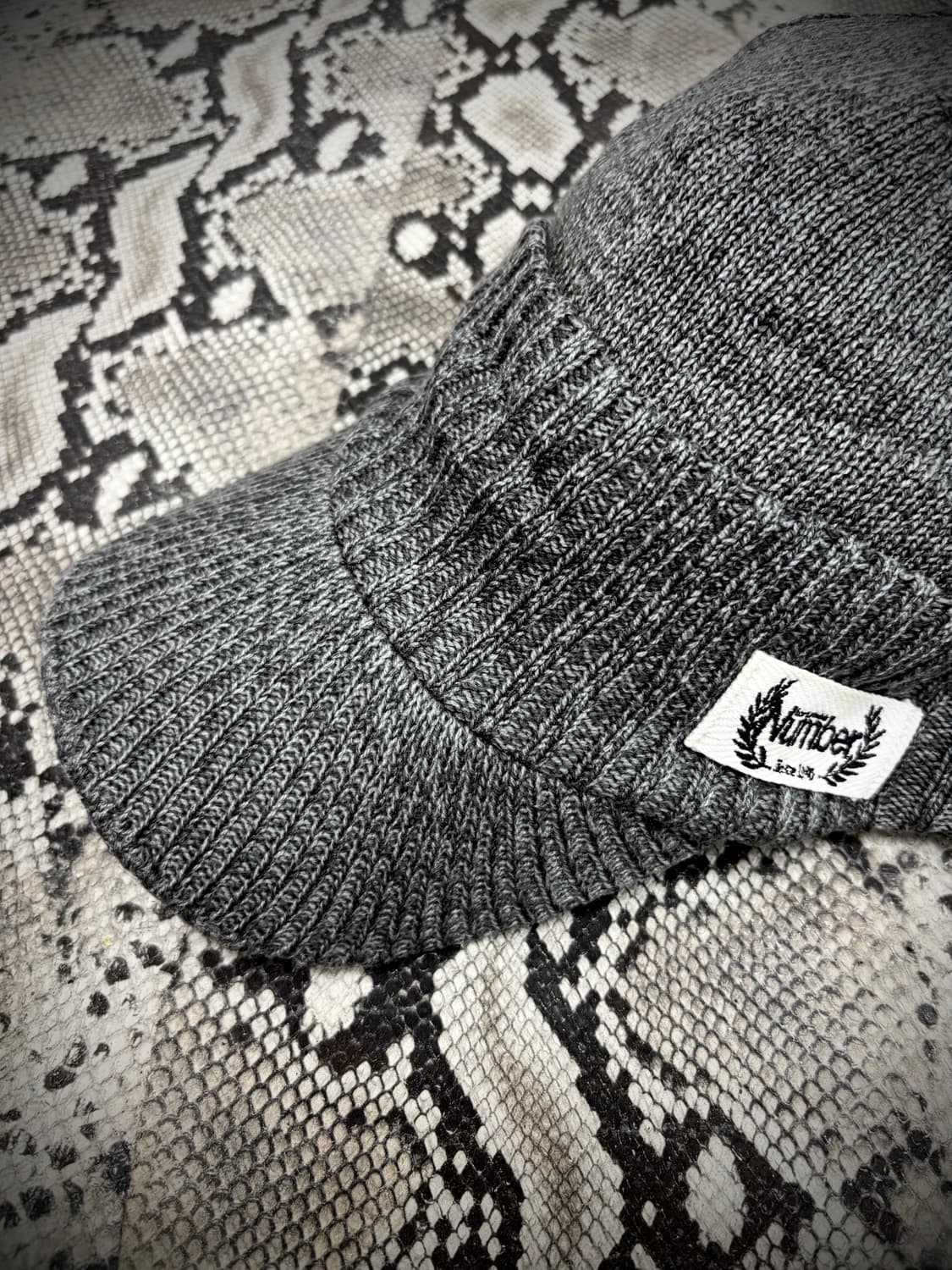 “Vintage” Grey Knit Cap 상품이미지2