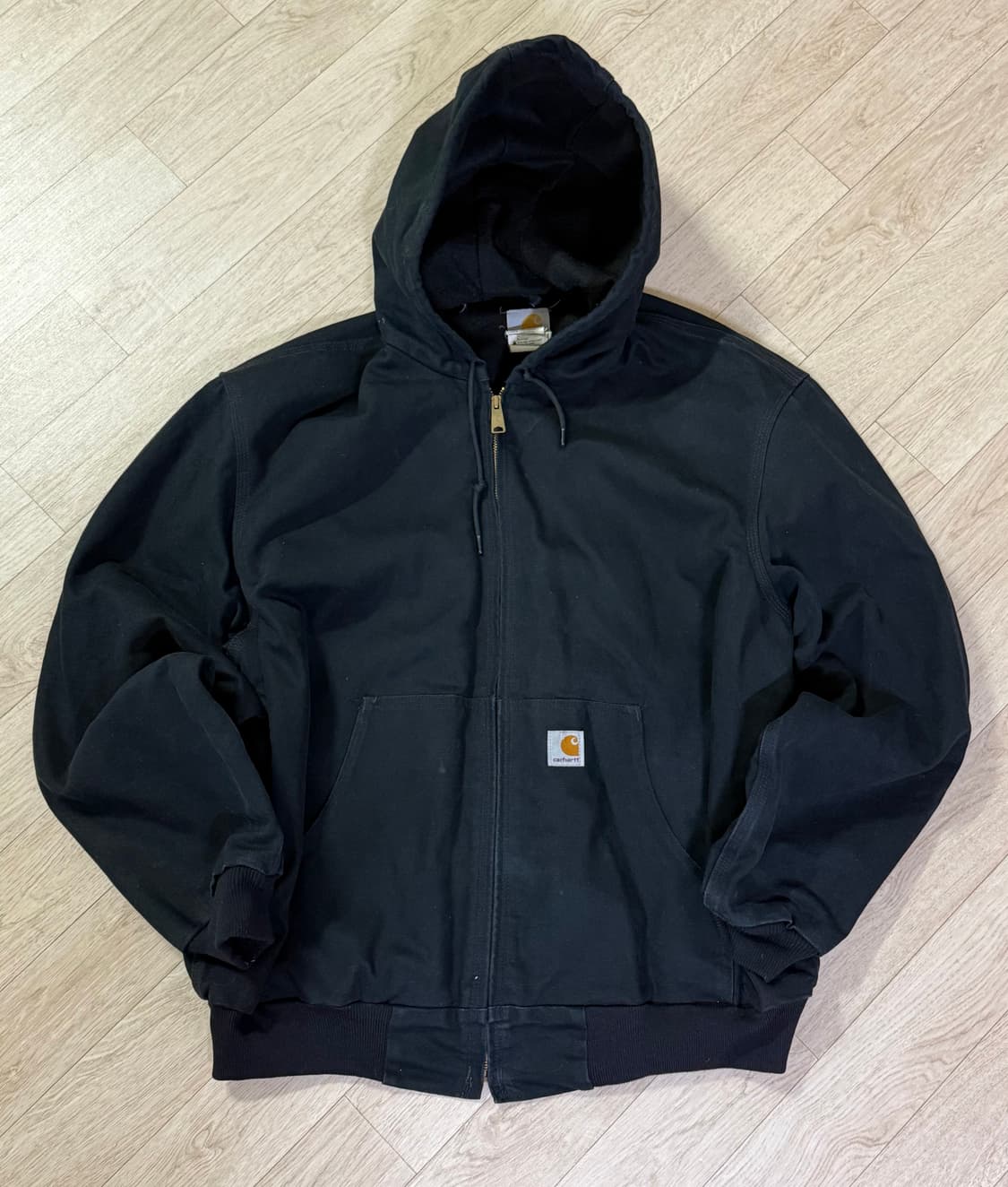 XL)칼하트 워크자켓 캔버스 후드집업 j131 blk 블랙 상품이미지1