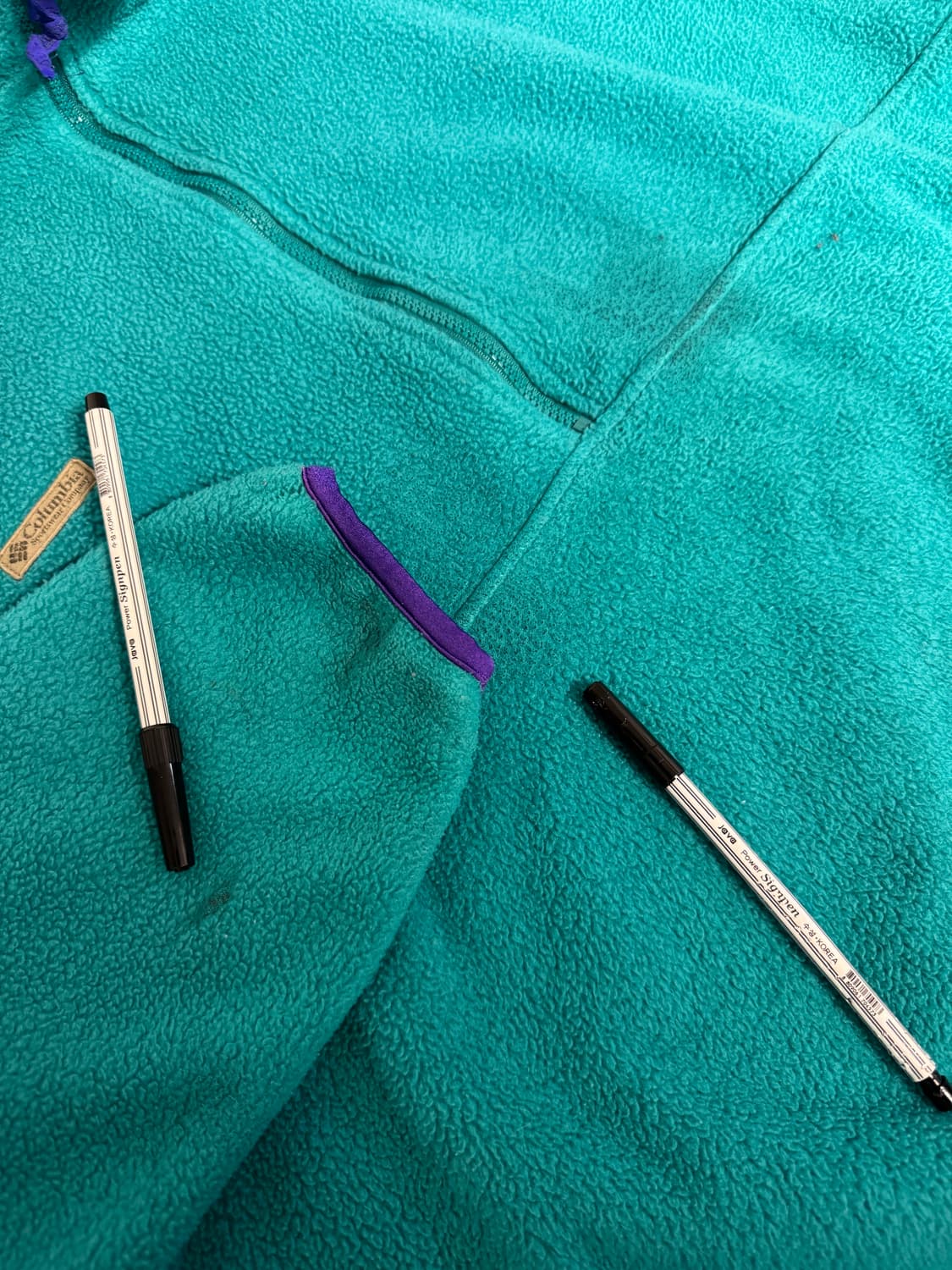 컬럼비아 쿼터 집 플리스 풀오버 민트 퍼플 상품이미지10