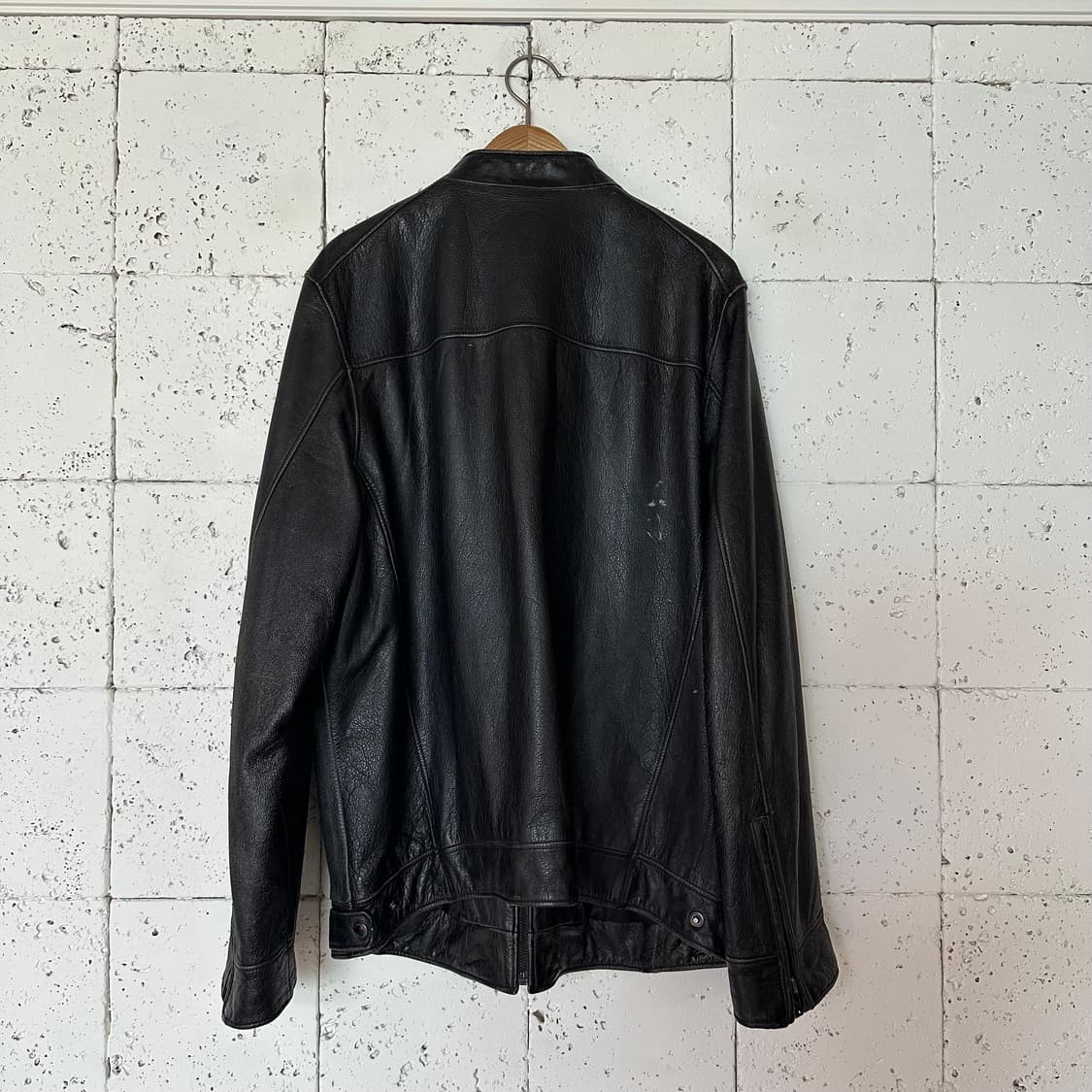 105 리바이스 가죽 자켓 블랙 상품이미지8