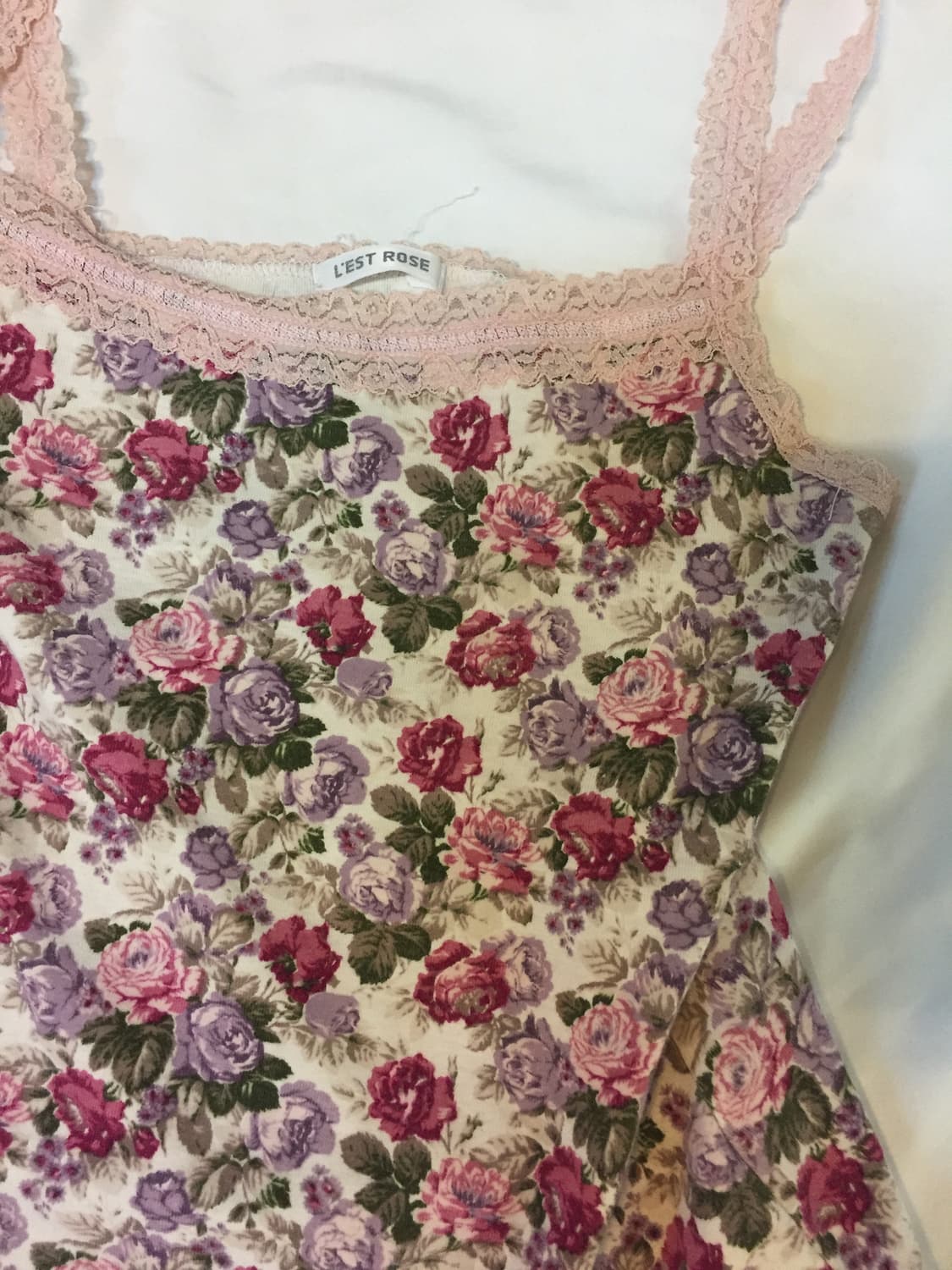 장미 레이스 나시 상품이미지7