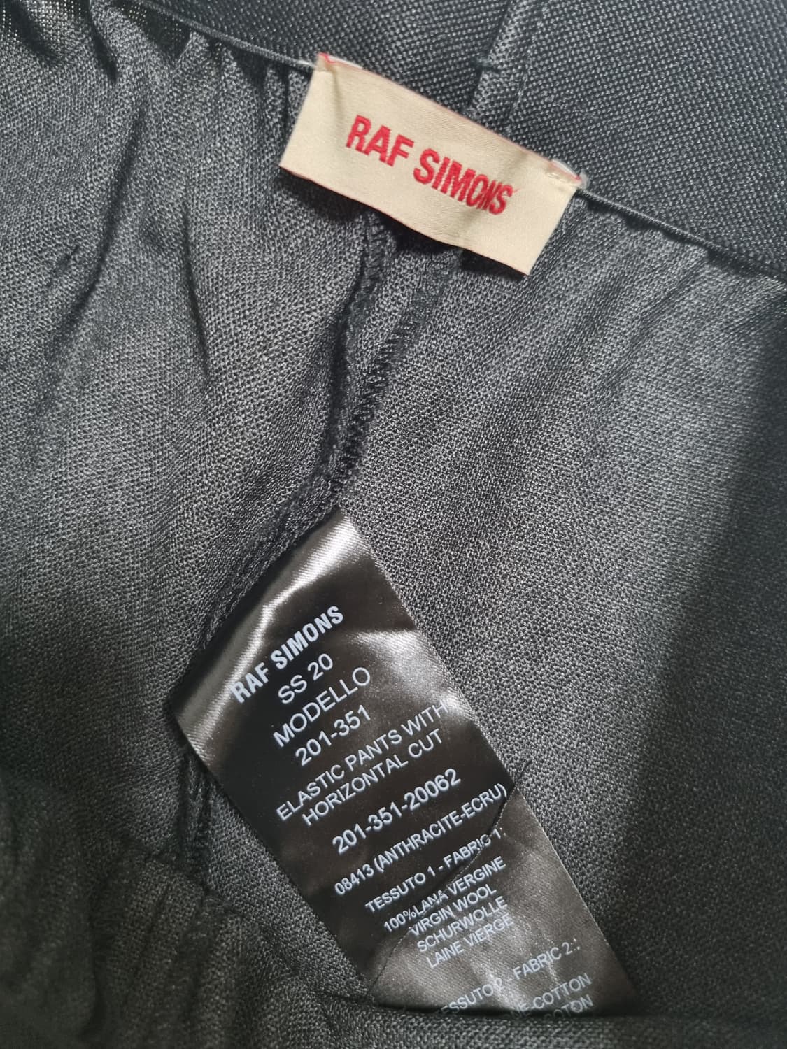 RAF SIMONS horizontal cut pants 44 상품이미지3