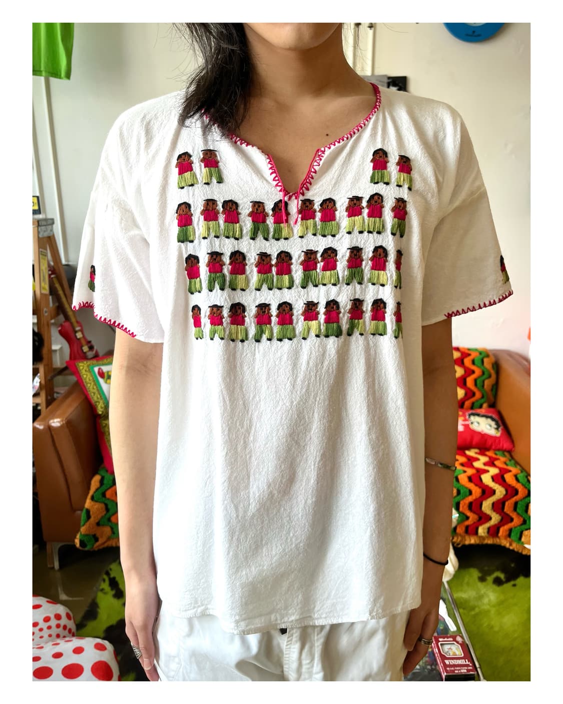 Indian Vintage Oriental Embroidery Top 상품이미지2