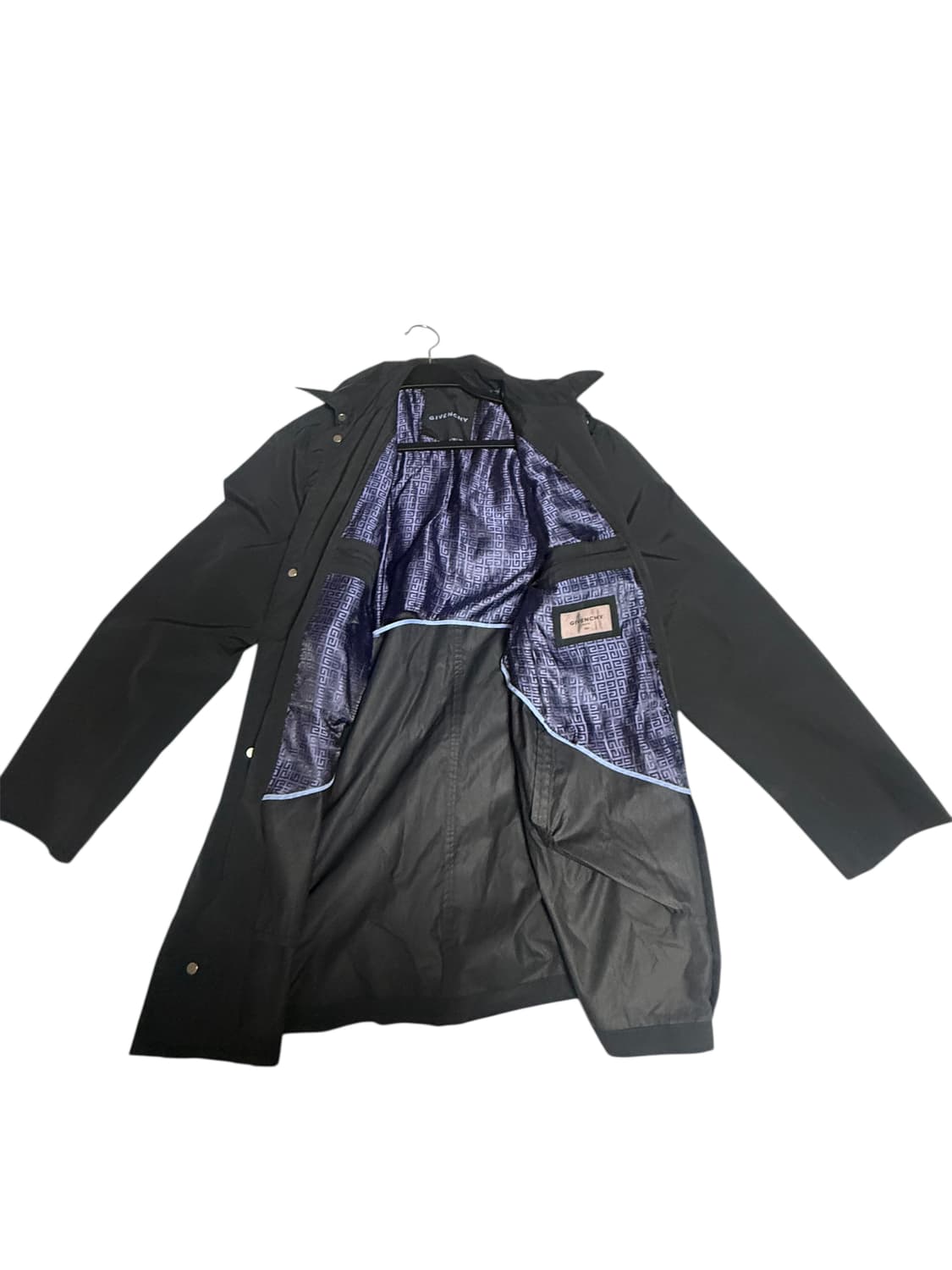 [지방시] 올드머니 끝판왕 모노그램 안감 블랙 하프 맥코트 100(L) 상품이미지2