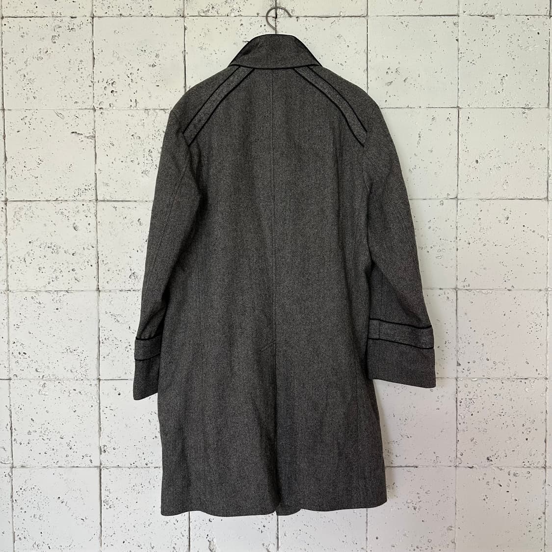 95 지오송지오 해링본 코트 상품이미지5