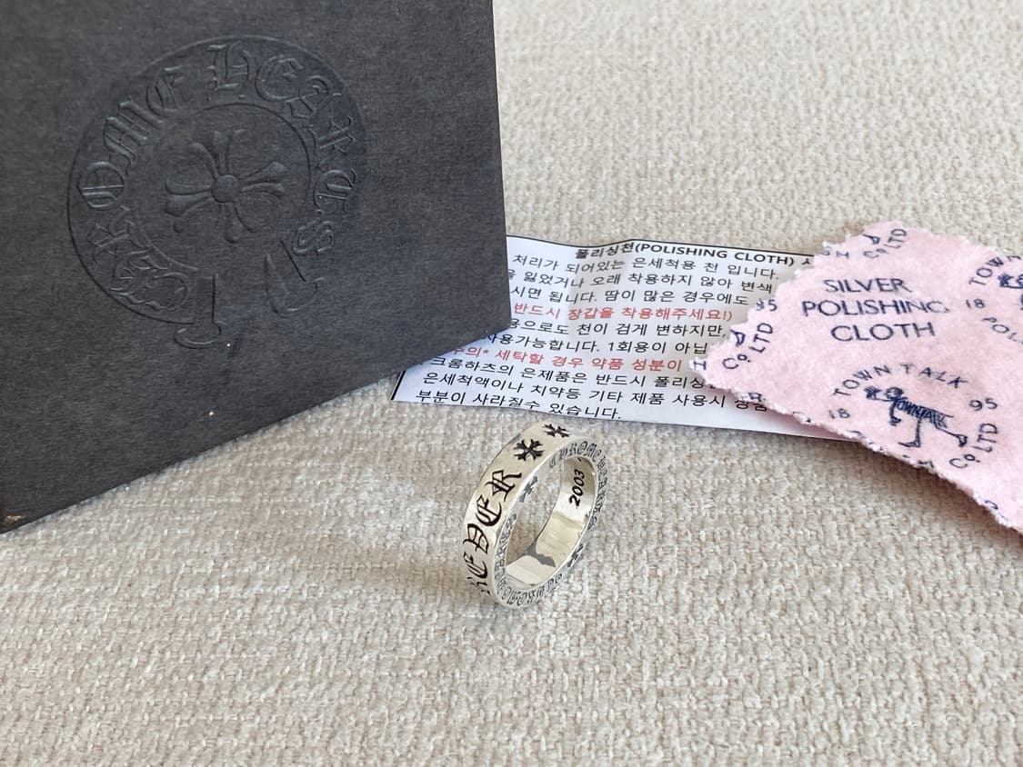 크롬하츠 포에버링 19호 실버 정품 상품이미지6