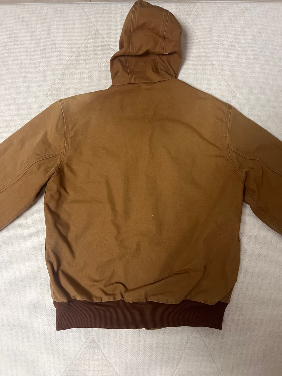 칼하트 J131 BRN 덕 액티브 자켓 후드 집업 상품이미지2