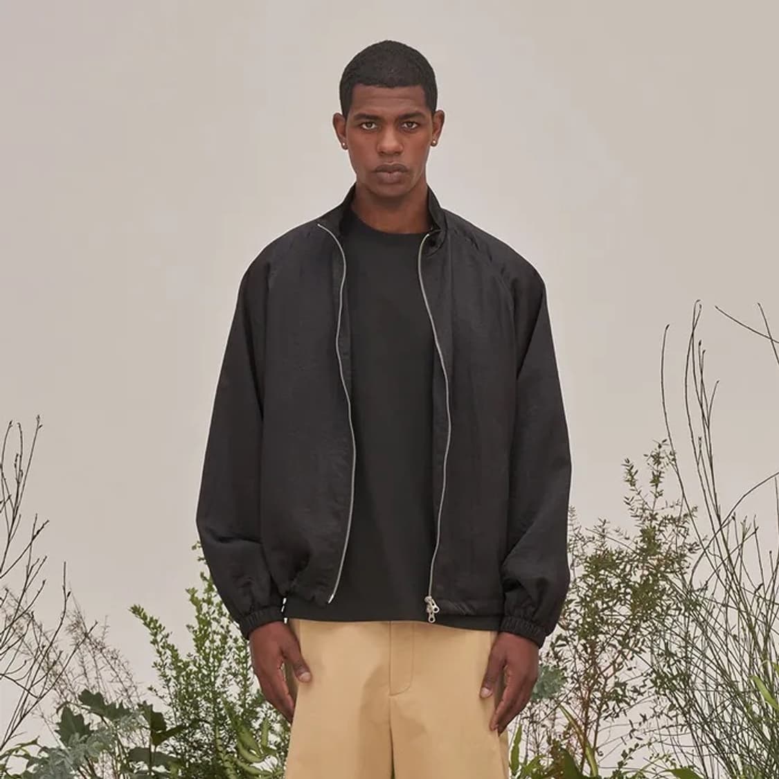 23SS WMC 나일론 플라워 블루종 상품이미지1