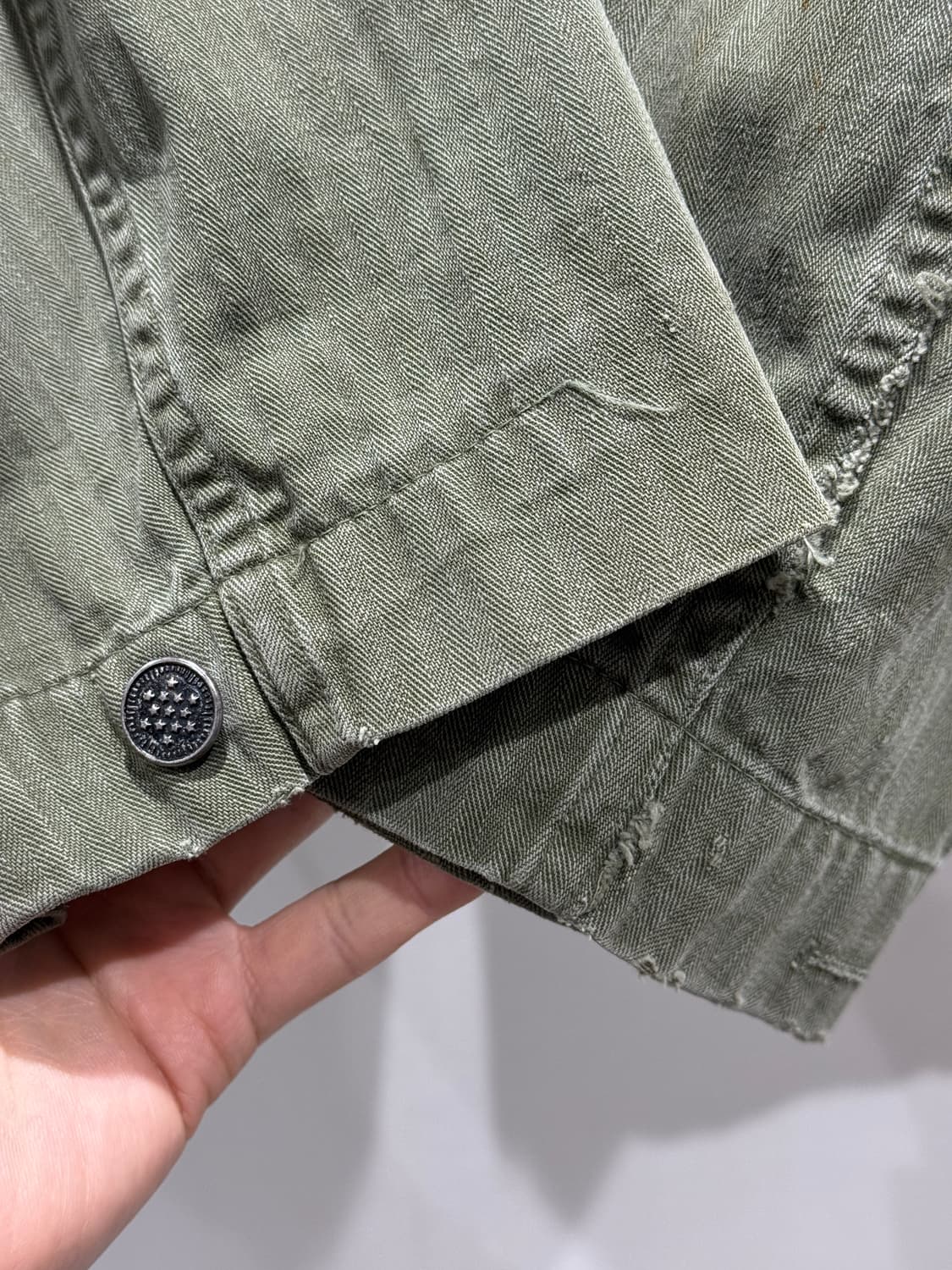 40s 미군 M43 HBT 유틸리티 셔츠 상품이미지3