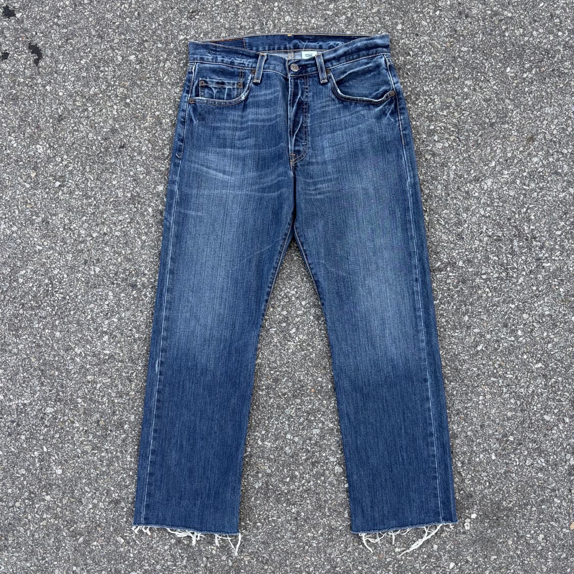 00s 리바이스 501 컷오프 중청 데님 (30) 상품이미지3