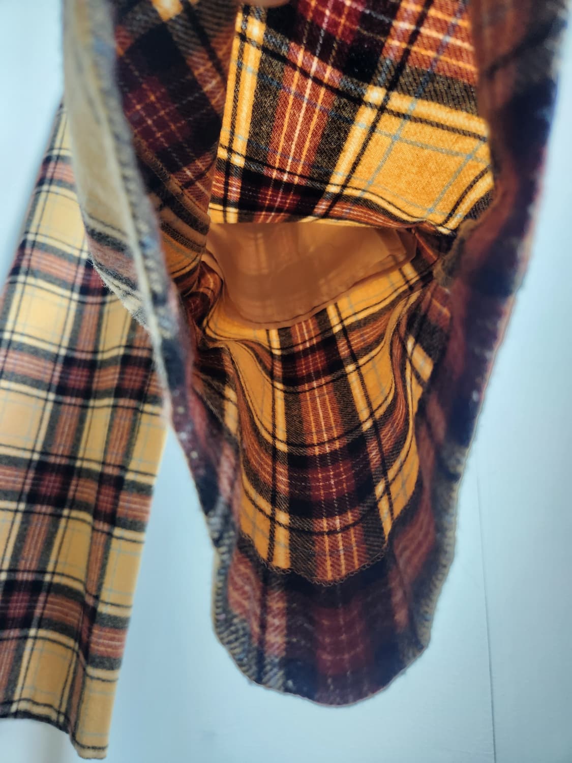 체크 울 와이드팬츠 상품이미지9