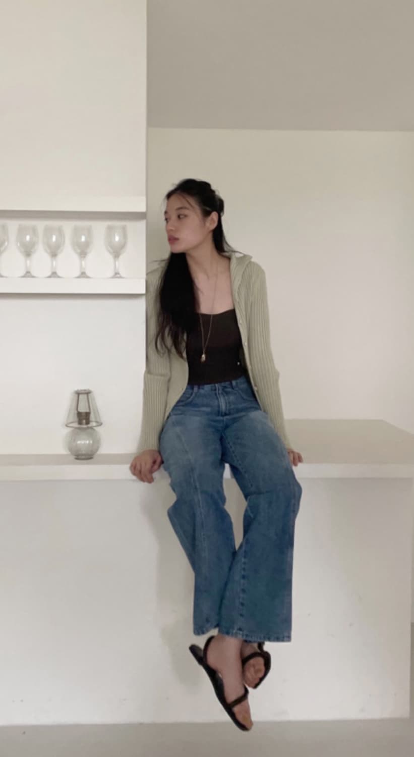 하이넥 슬림 가디건 상품이미지3