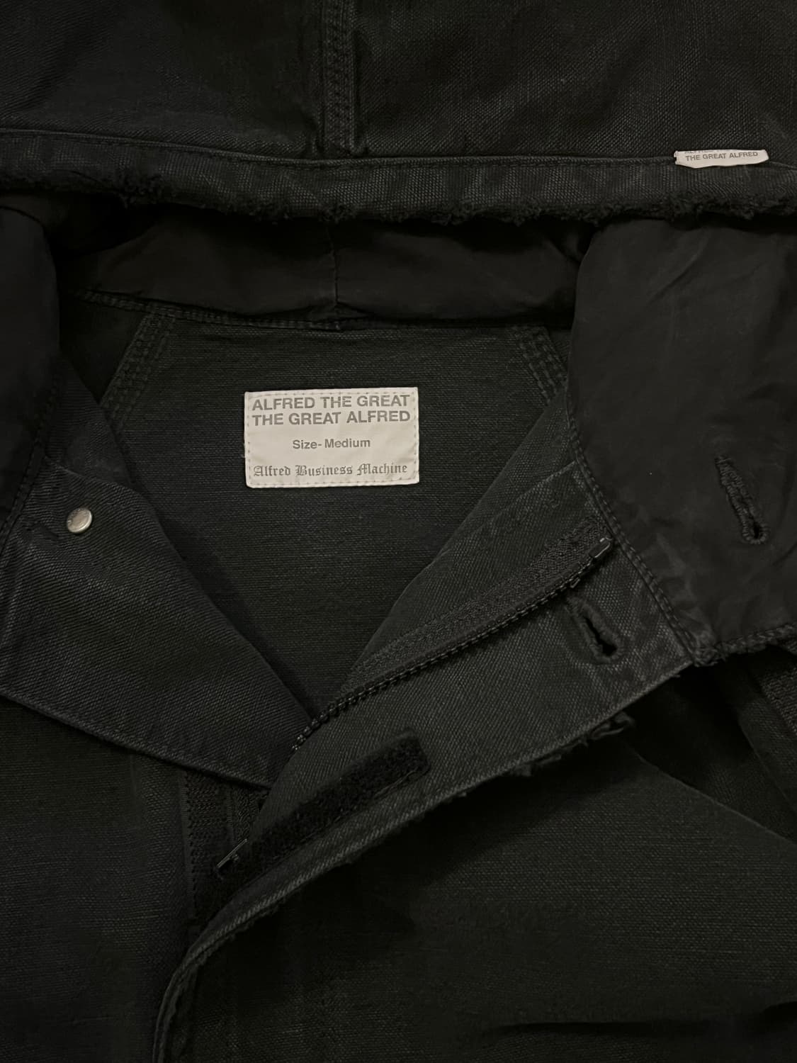 헤리티지플로스 알프레드 스모크 자켓 블랙 상품이미지3