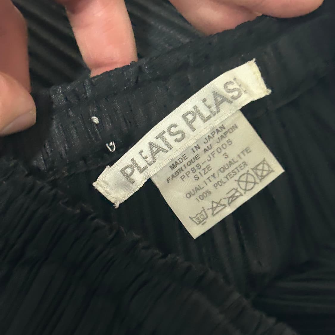 3 이세이 미야키 플리츠 플리즈 블랙 바지 상품이미지4