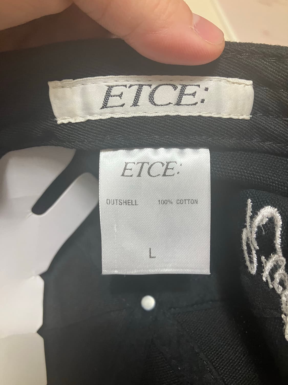 ETCE 뉴비전 볼캡 블랙(L) 상품이미지4