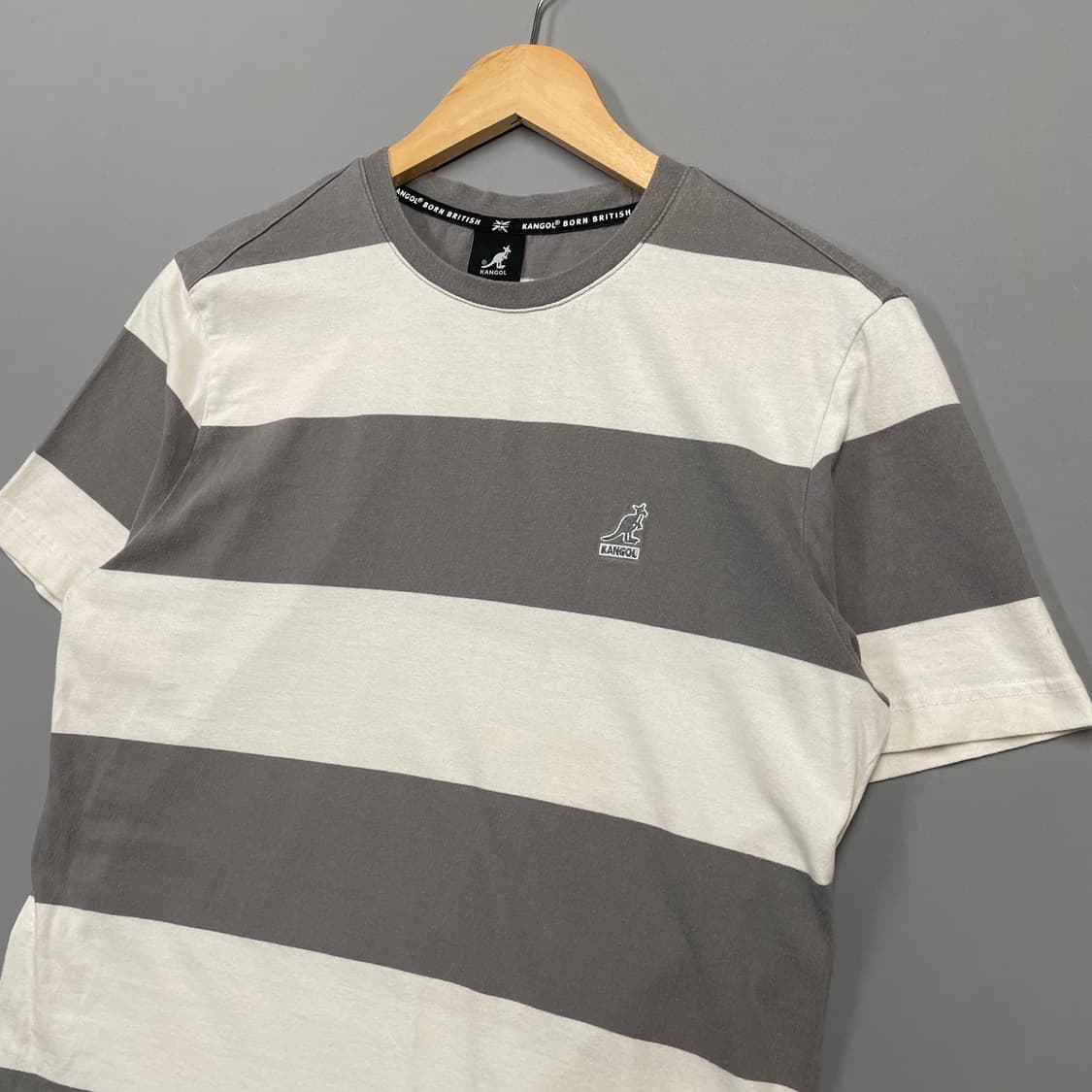 캉골 단가라 반팔티 그레이 M [052304] 상품이미지3