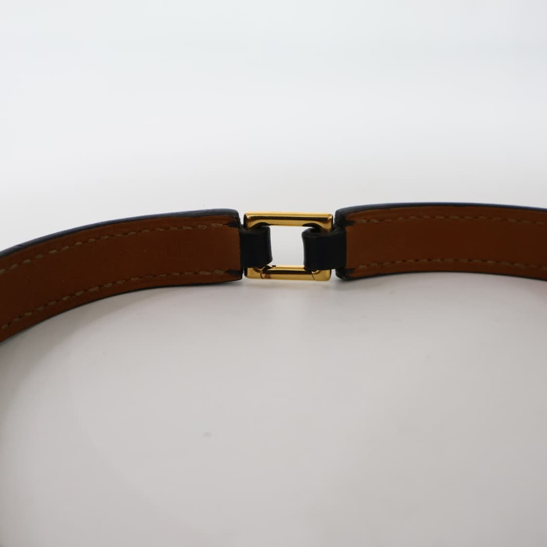 에르메스 블랙 금장버클 리발더블 팔찌 XS 상품이미지6