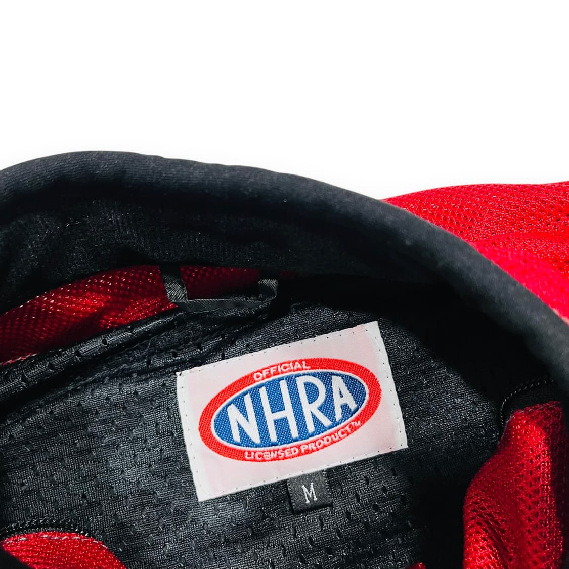 NHRA 멀티 패치 메쉬 레드 빈티지 레이싱 자켓 상품이미지5