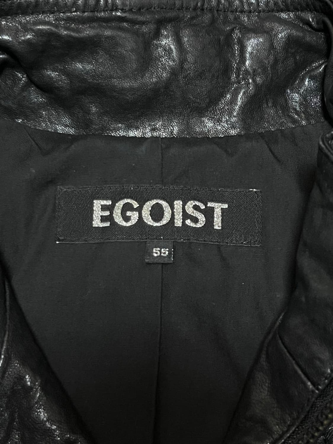 egoist 크롭 가죽 자켓 상품이미지6