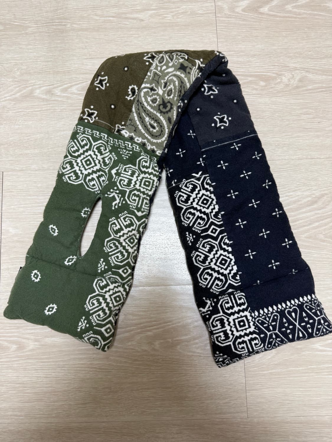 (OS)캐피탈 반다나 리버시블 머플러 팝니다 상품이미지1