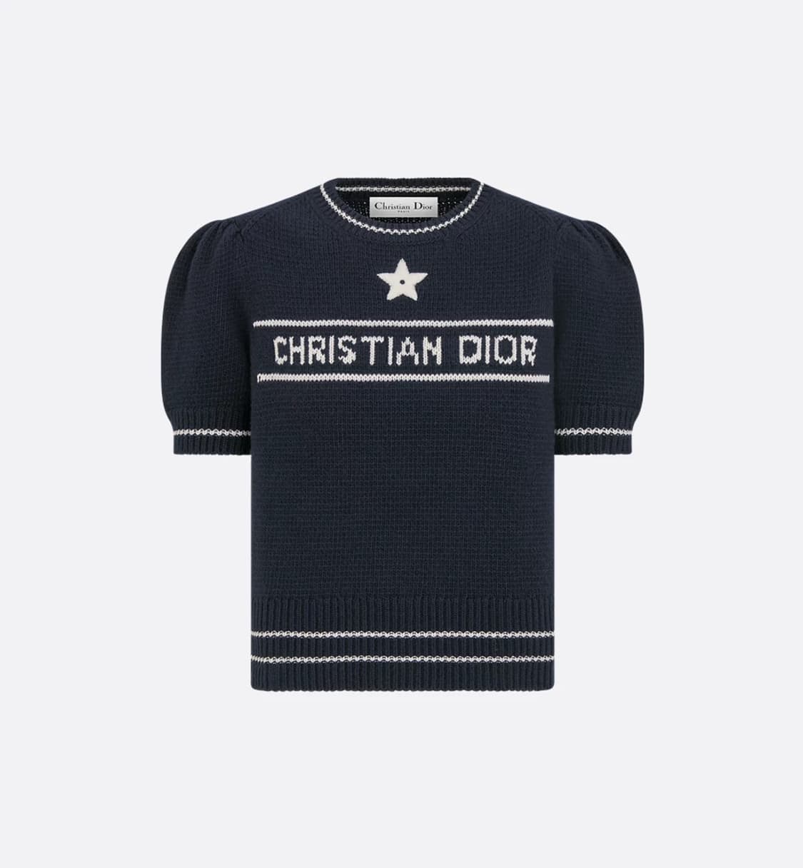 디올 크리스찬 디올 니트 반소매 스웨터 반팔티 상품이미지1