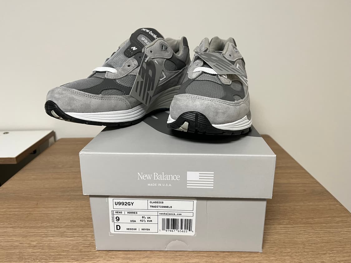 270) 뉴발 992 그레이 새상품 상품이미지2