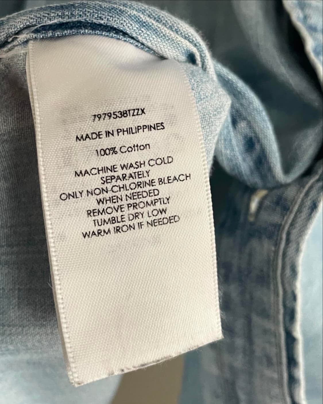 폴로 랄프로렌 데님 셔츠 (105) 상품이미지5